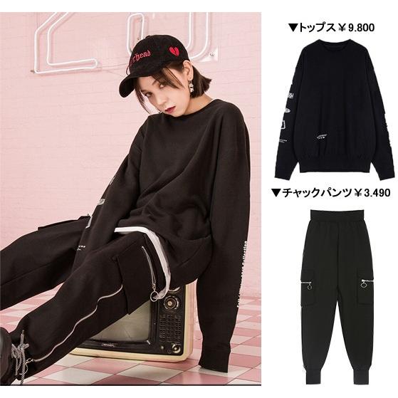 パンツ レディース サルエル ストリート系 ズボン 韓国 原宿系 春夏秋冬 M L Tb 323 毒いちご 通販 Yahoo ショッピング