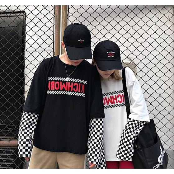 韓国ファッション レディース トレーナー ロンt 長袖 トップス 重ね着風 原宿系 ストリート系 春夏秋冬 双子コーデ ペアルック Tb 325 毒いちご 通販 Yahoo ショッピング
