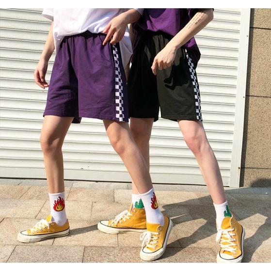 韓国ファッション ショートパンツ レディース ストリート系 短パン 半ズボン ブロック柄 オルチャン 原宿系 Tb 329 毒いちご 通販 Yahoo ショッピング