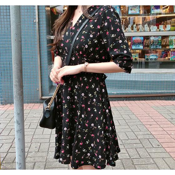 レディース 韓国 シースルー ワンピース 花柄 かわいい 乙女c821 レースワンピース 膝丈 レディース 姫かわいい 花柄刺繍 長袖