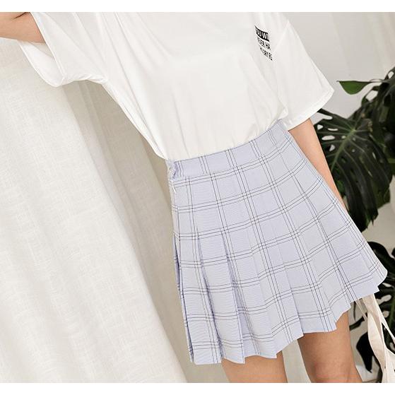 プリーツスカート レディース 韓国 チェック柄 キュロット オルチャン テニススカート 制服風 夏 Tb 332 毒いちご 通販 Yahoo ショッピング