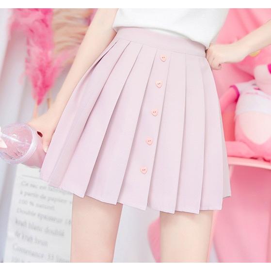 Bobon21 Kpopダブルプリーツキュロットスカート ピンク S Bobon21 Kpopダブルプリーツキュロットスカート ピンク S