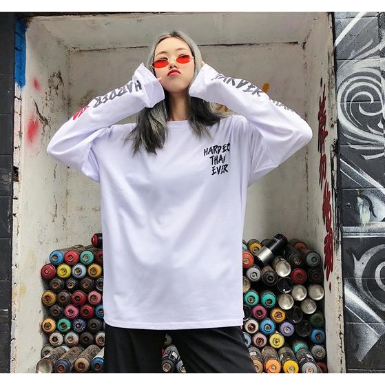 韓国ファッション ロングtシャツ ロンt トレーナー 長袖 ストリート系 サイド文字 個性的 原宿系 春夏秋冬 Tb 379 毒いちご 通販 Yahoo ショッピング