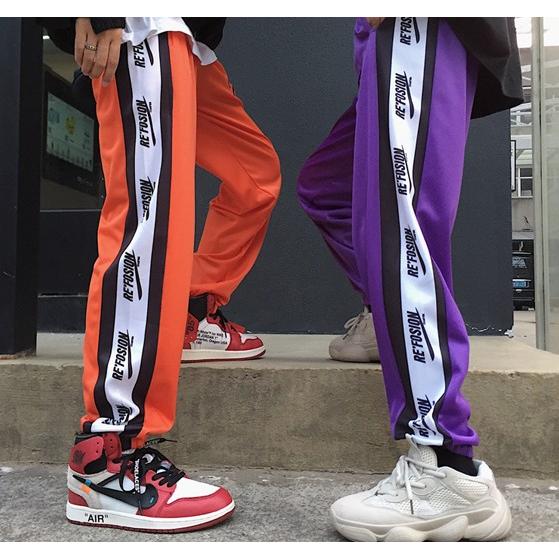 韓国ファッション パンツ レディース サイド ライン ストリート系 ジャージ風 原宿 ズボン M L Xl Tb 390 毒いちご 通販 Yahoo ショッピング