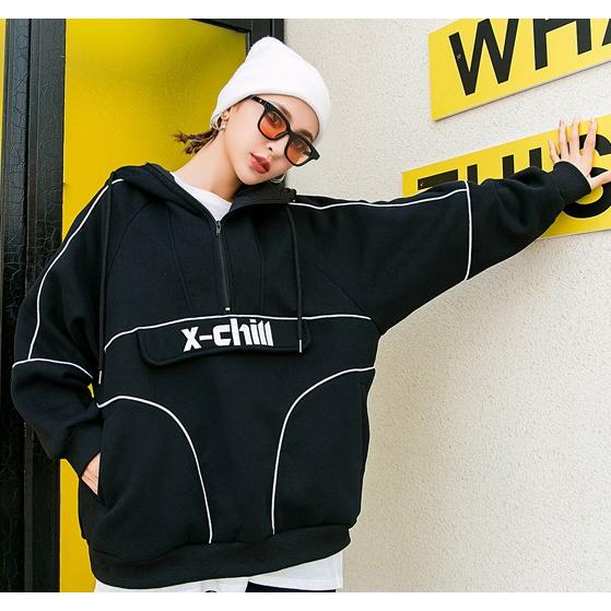 パーカー レディース 大きめ ビッグパーカー 韓国ファッション