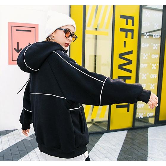 パーカー レディース 大きめ ビッグパーカー 韓国ファッション ストリート系 原宿系 オルチャン Tb 426 毒いちご 通販 Yahoo ショッピング