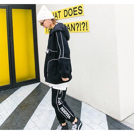 パーカー レディース 大きめ ビッグパーカー 韓国ファッション ストリート系 原宿系 オルチャン Tb 426 毒いちご 通販 Yahoo ショッピング