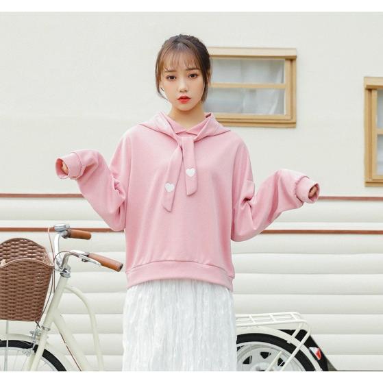 韓国ファッション パーカー レディース プルオーバー 長袖 原宿系 オルチャン 春 Tb 4 毒いちご 通販 Yahoo ショッピング