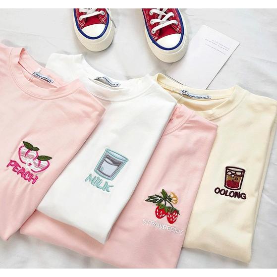 韓国ファッション Tシャツ レディース 半袖 かわいい 安い オルチャン 原宿 夏 Tb 505 毒いちご 通販 Yahoo ショッピング