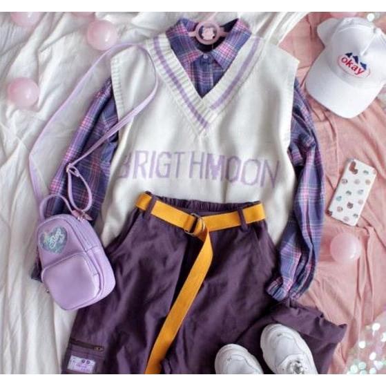 ニットベスト レディース Vネック 韓国 双子コーデ 原宿系 オルチャン 春夏秋冬 Tb 508 毒いちご 通販 Yahoo ショッピング