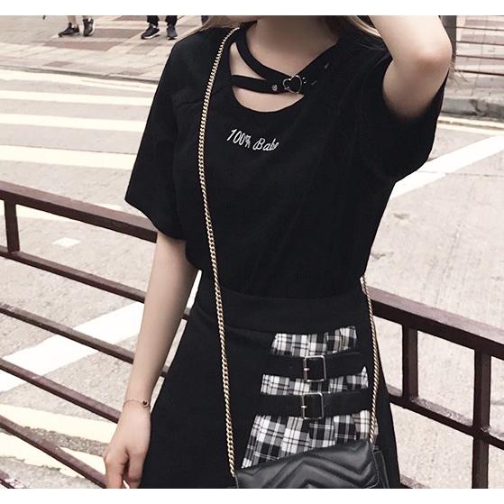 半袖 Tシャツ レディース 韓国 ロゴ ロック パンク 原宿系 オルチャン 夏 Tb 518 毒いちご 通販 Yahoo ショッピング