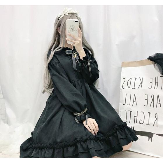 ワンピース レディース ゴスロリ 黒 ロリータ ゆめかわいい コスプレ 長袖 量産型 Tb 540 毒いちご 通販 Yahoo ショッピング