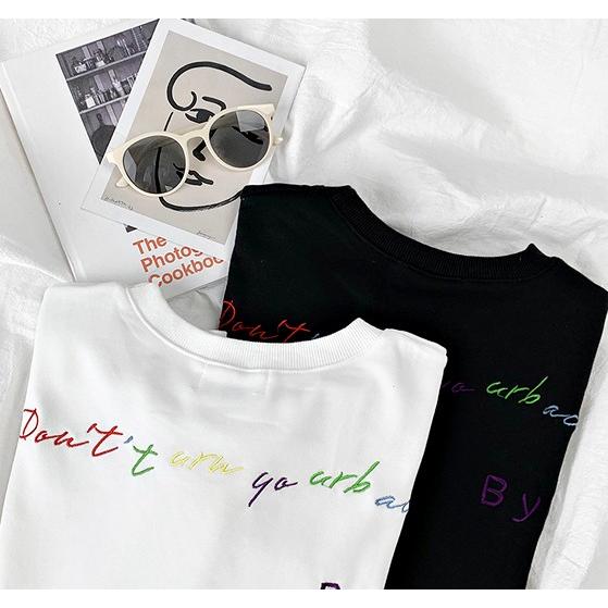 トレーナー レディース 長袖 トップス 文字ロゴ お揃い 原宿系 春 |  | 02