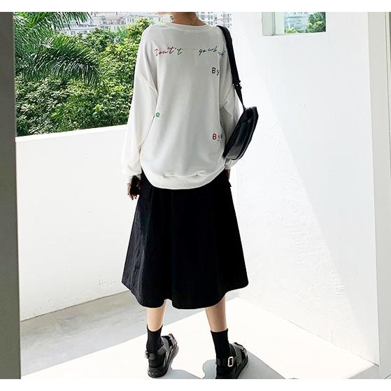 トレーナー レディース 長袖 トップス 文字ロゴ お揃い 原宿系 春 |  | 08
