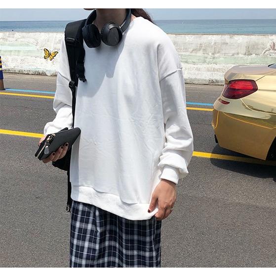 トレーナー レディース 長袖 トップス 文字ロゴ お揃い 原宿系 春 |  | 09