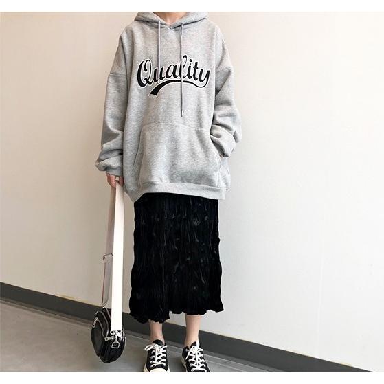 パーカー レディース 裏起毛 韓国 長袖 プルオーバー ゆったり 安い 冬