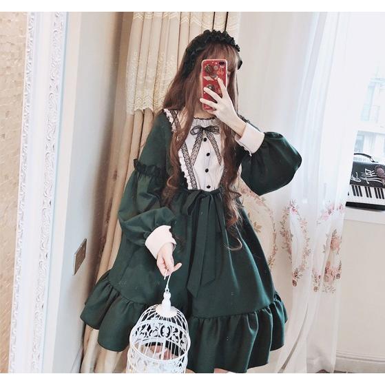 ワンピース レディース ゴスロリ ロリータ ゆめかわいい メイド服 コスプレ 長袖 Tb 595 毒いちご 通販 Yahoo ショッピング