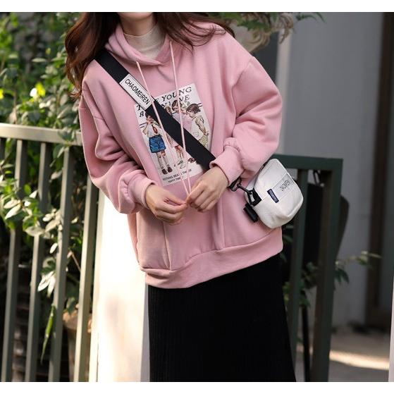 パーカー レディース 韓国 裏起毛 長袖 原宿系 オルチャン 冬 Tb 6 毒いちご 通販 Yahoo ショッピング
