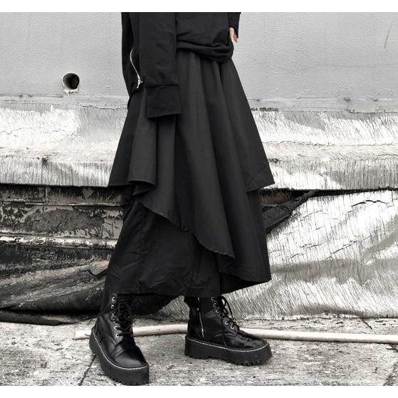 ACUOD BY CHANU スカートレイヤード風　袴パンツ ACUOD BY CHANU スカートレイヤード風袴パンツ