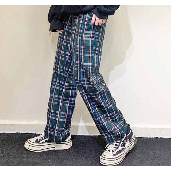 韓国ファッション タータンチェック パンツ レディース ズボン ストリート M L Tb 648 毒いちご 通販 Yahoo ショッピング