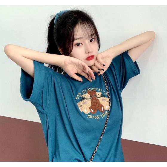Tシャツ レディース 半袖 くま 韓国 安い かわいい カジュアル 夏 Tb 6 毒いちご 通販 Yahoo ショッピング