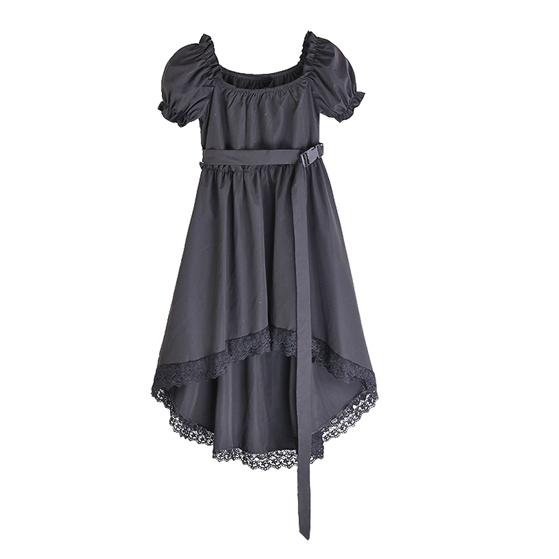 ワンピース レディース 半袖 ゴスロリ アシンメトリー 個性的 フィッシュテール ドレス Tb 697 毒いちご 通販 Yahoo ショッピング