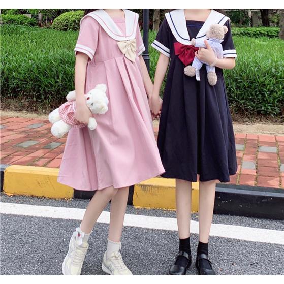 ワンピース レディース 半袖 セーラー服 ロリータ ゆめかわいい 双子コーデ オルチャン 韓国 夏 Tb 700 毒いちご 通販 Yahoo ショッピング