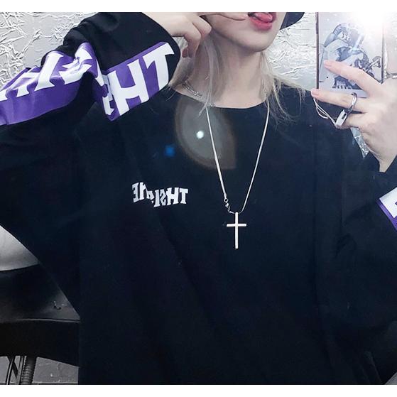 ロンt ロング Tシャツ レディース 長袖 韓国 腕プリント ストリート系 春夏秋冬 Tb 707 毒いちご 通販 Yahoo ショッピング