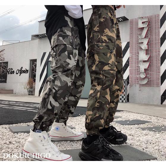 迷彩パンツ レディース 韓国 ストリート系 ズボン ダンス衣装 オルチャン 原宿系 Tb 768 毒いちご 通販 Yahoo ショッピング