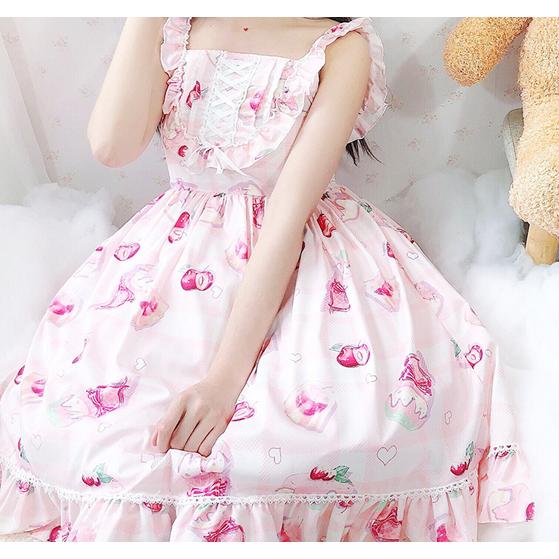 オリジナル ワンピース　量産型　地雷系　ロリータ ワンピース レディース ロリータ ゆめかわいい コスプレ 量産型 地雷