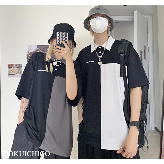 Tシャツ レディース 半袖 ポロシャツ ストリート系 メンズ 韓国ファッション 夏 Tb 792 毒いちご 通販 Yahoo ショッピング