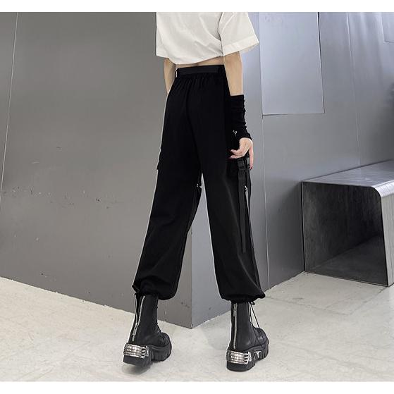 個性的 レディース メンズ パンツ チェーン ストリート系 韓国 : 毒