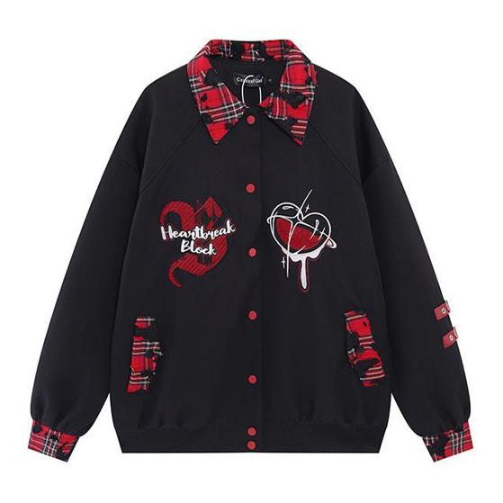 メンヘラチャン イチゴパーカー スタジャン タグ着き メンヘラチャン イチゴパーカー スタジャン タグ着き - メルカリ