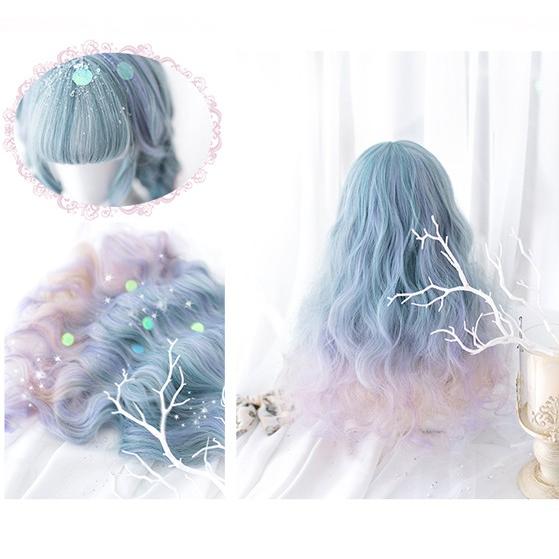 ウィッグ 耐熱 ロリータ グラデーション レディース コスプレ ゆめかわいい 原宿系 巻き髪 かつら Wg 01 毒いちご 通販 Yahoo ショッピング