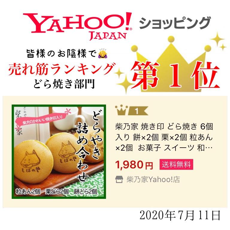 お祝い ギフト プレゼント 柴乃家 どら焼き 焼印 6個入り 餅 栗 粒あん