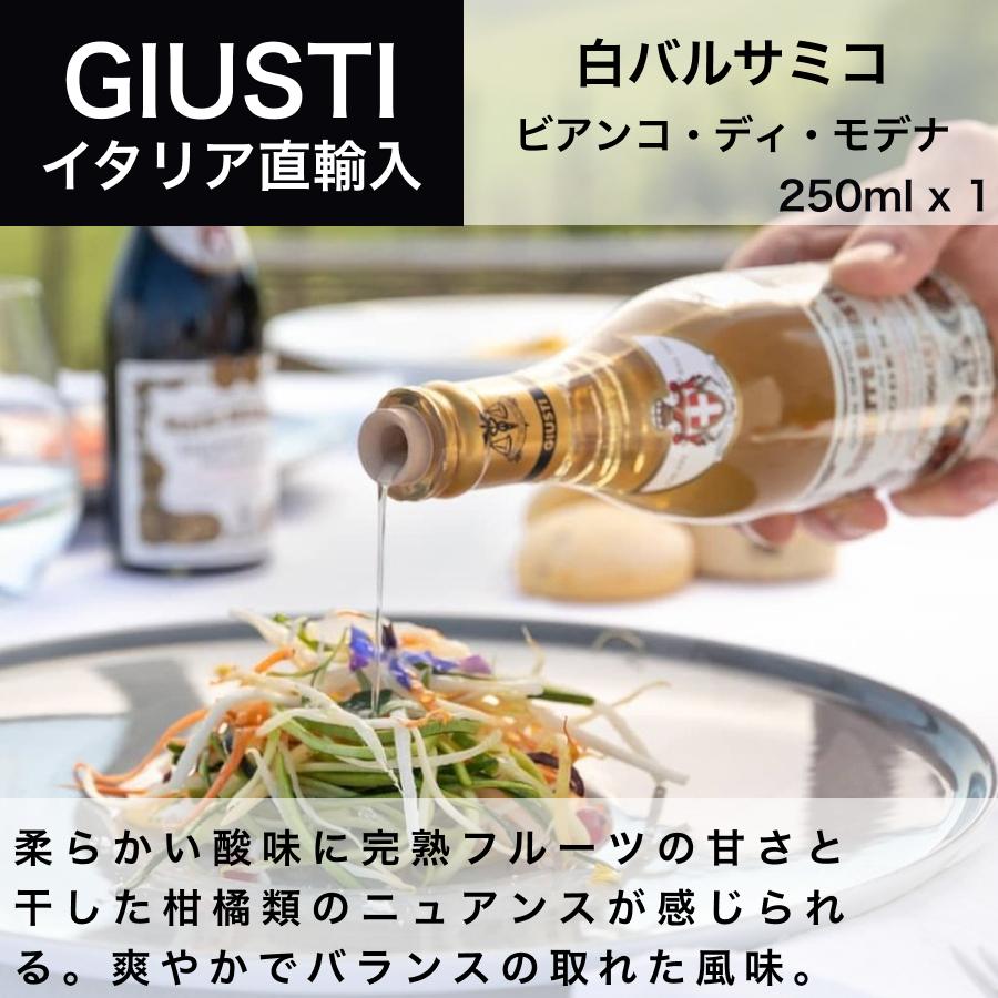 白バルサミコ ジュゼッペ ジュスティ Giuseppe Giusti ビアンコ ディ モデナ 250ml イタリア直輸入 65713 ワイン チーズのドルチェヴィータ 通販 Yahoo ショッピング