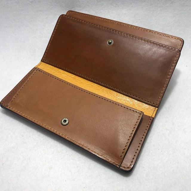 195 シャムクロコダイル長財布 （肚クロコダイル ）ライトブラウン鰐革の画像