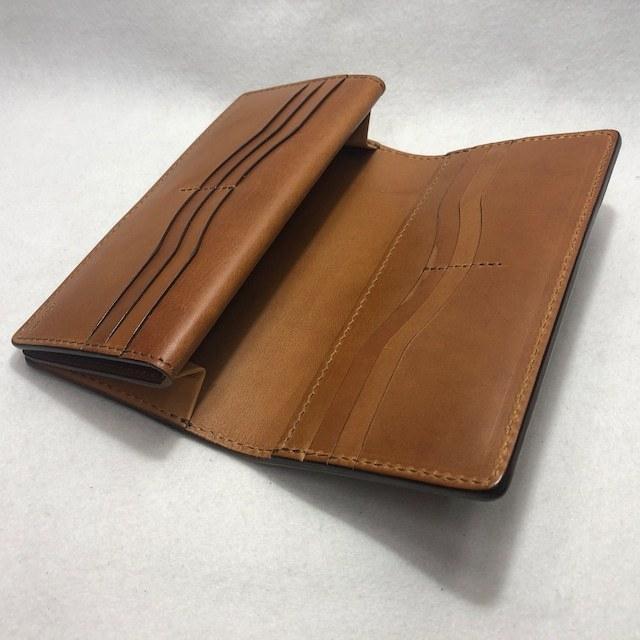195 シャムクロコダイル長財布 （肚クロコダイル ）ライトブラウン鰐革の画像