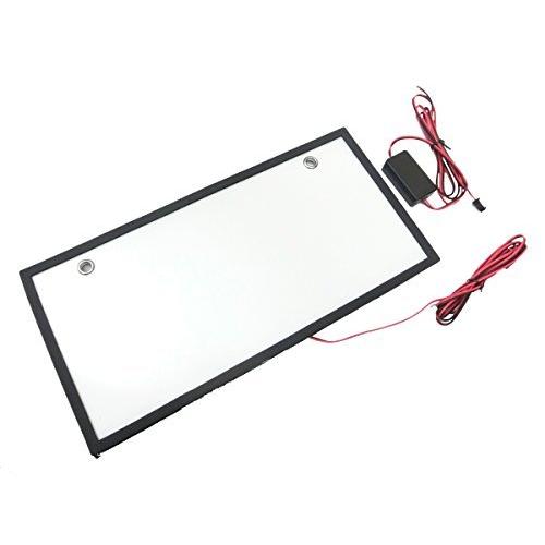 Amc Led 字光式 ナンバー プレート フロント 1枚 取り付け 普通車 大人気商品 軽自動車 組 車検