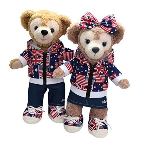 魅力的な テディベア通販アリス ダッフィー シェリーメイコスチューム ユニオンジャック ペアセット 本体無 Sサイズ用 本店は Skylanceronline Com