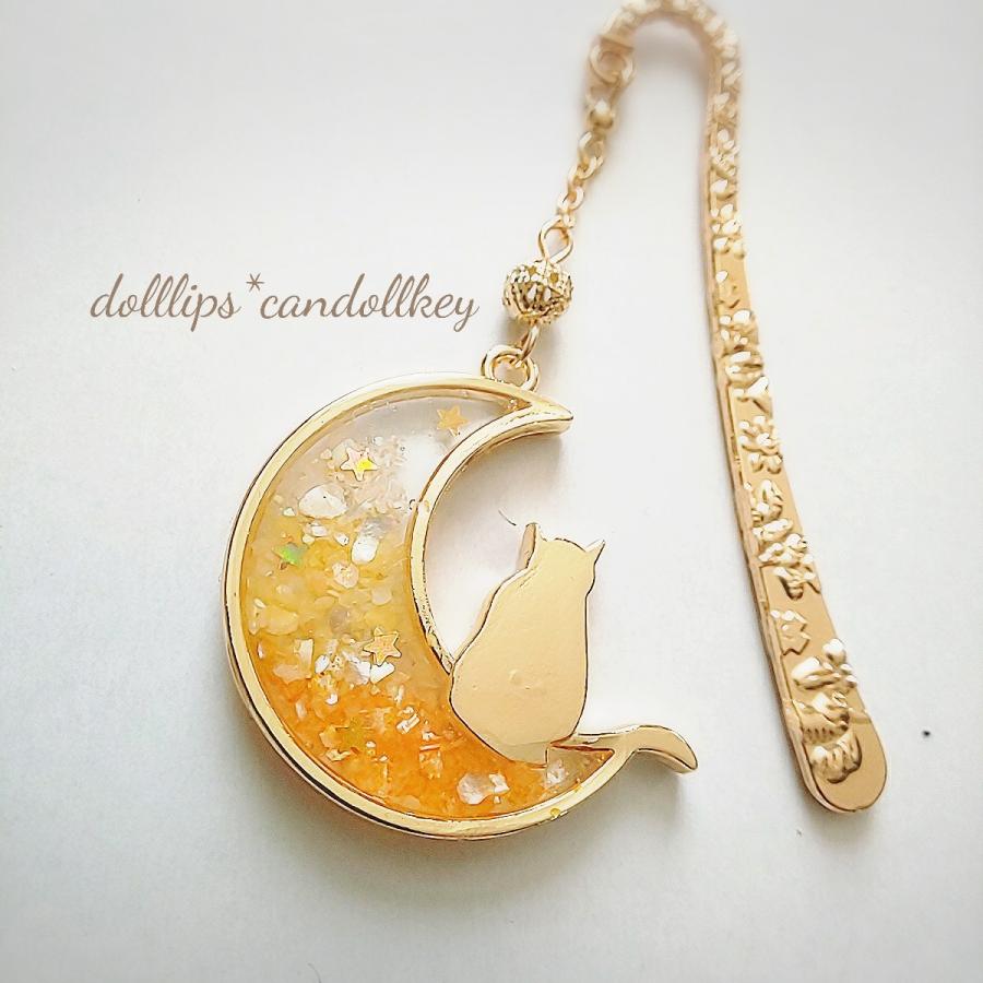 ブックマーク月と猫☆しおり : Zakka dolllips - 通販 - Yahoo
