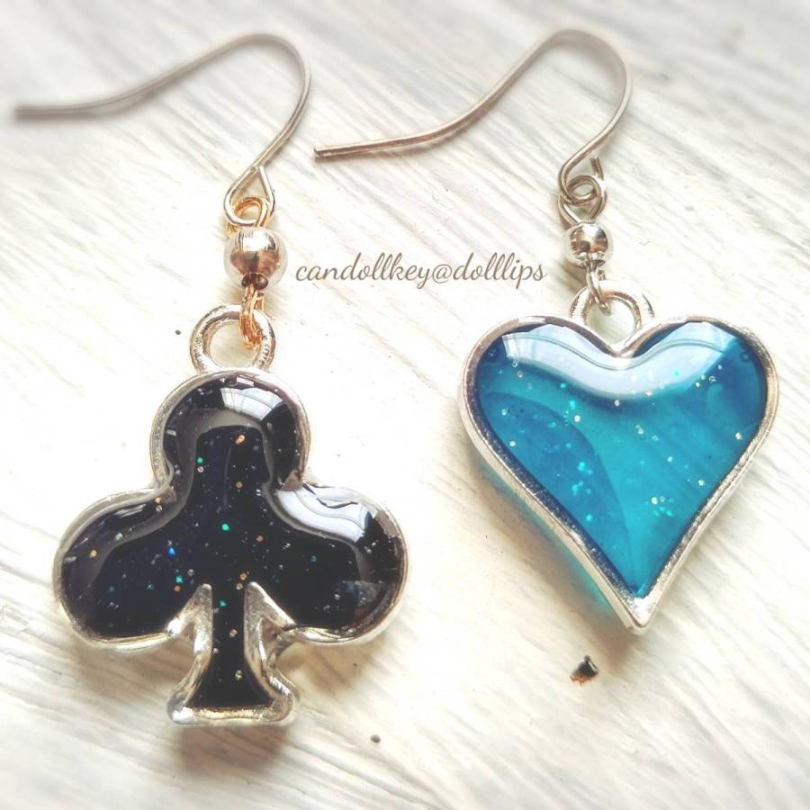 No.281 ドロップビーズとラインストーンのピアス ハンドメイド レシピ