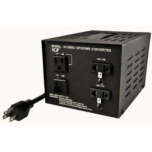 VCT VT-2000J - Japanese Step Up/Down Voltage Transformer Converts Japan 100 Volts To 110V OR Vice