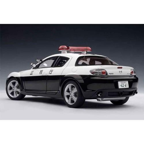 AUTOart Mazda RX-8 Police Car 1/18 AA75961 ミニカー ダイキャスト 自動車