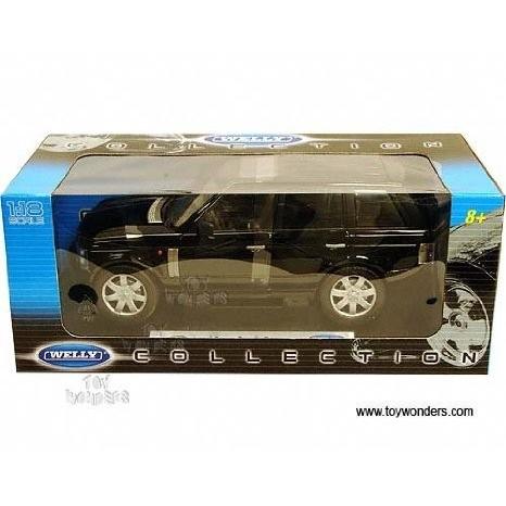 12536bk Welly (ウィリー) - Land Rover (ランドローバー) Range Rover Suv w/ Sunroof (2003， 1:18， Bla Rover ダイキャスト 12536bk Welly ウィリー Land ランドローバー Range Suv w/ Sunroof 2003， 18， ミニカー