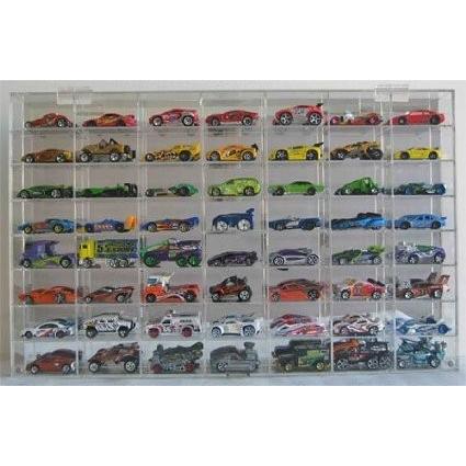 Hot Wheels (ホットウィール) Display Case 56 compartment for 1/64 scale Nascar (ナスカー) Diecase P