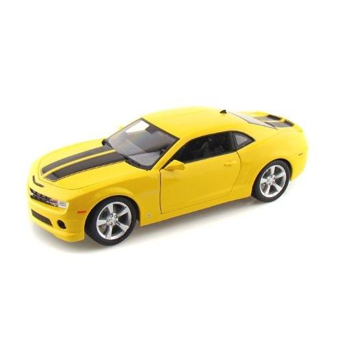 Maisto (マイスト) 2010 Chevy (シボレー) Camaro (カマロ) RS SS 1/18 Yellow w/ Black Stripes MA31173