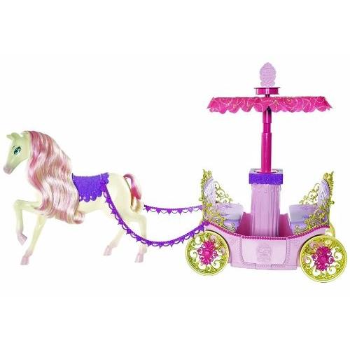 バービーBarbie Princess Charm School Horse And Carriage　　W3895
