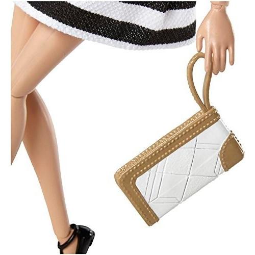 バービー人形 Barbie Style Doll, Jean Jacket and Black/White Skirt