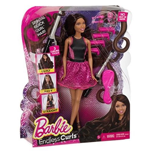 Barbie Endless Curls African-American Doll by Barbieの画像